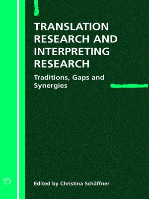 cover image of Translation Research and Interpreting Research